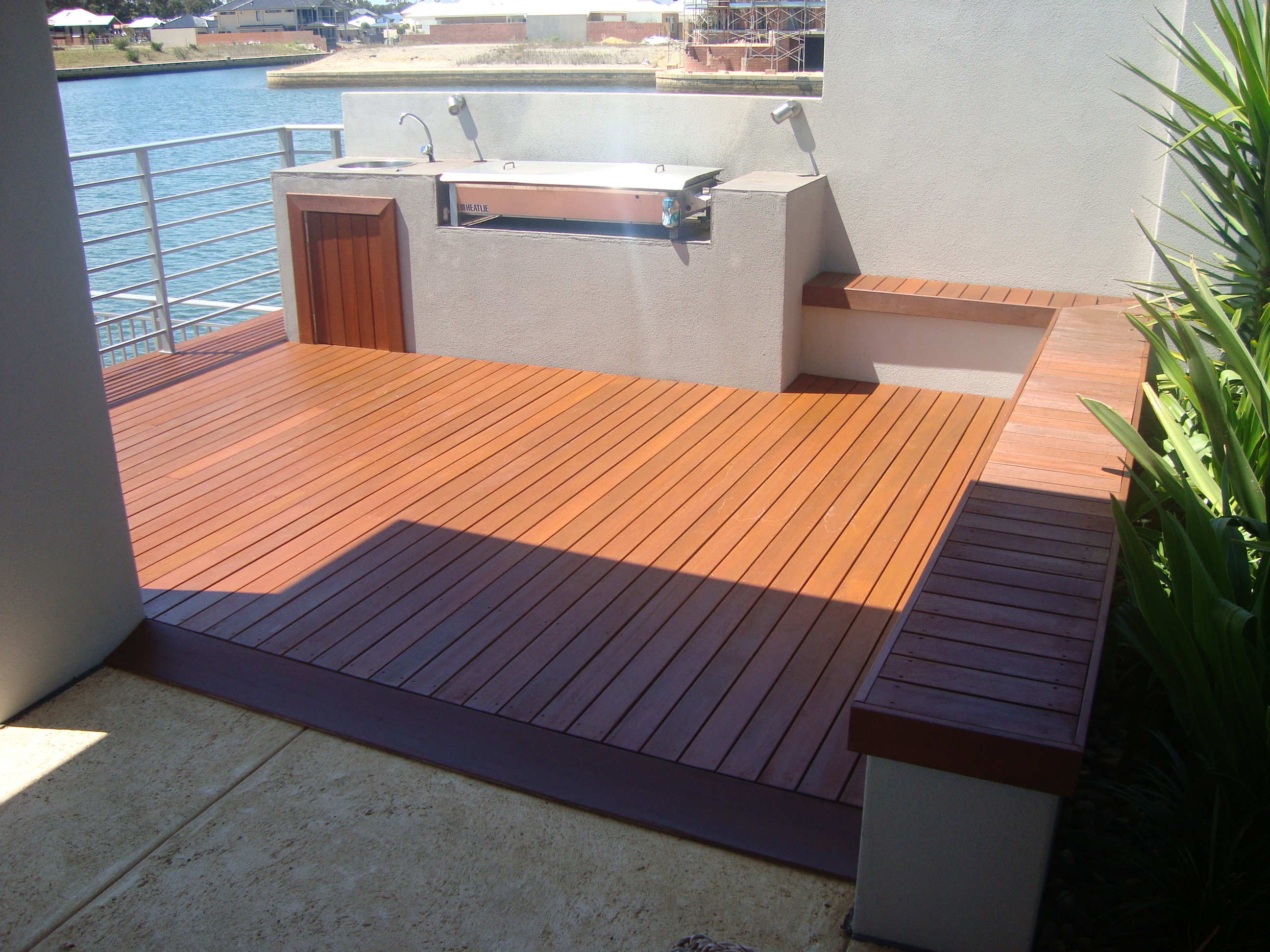 BBQ Deck after - Mariners Cove